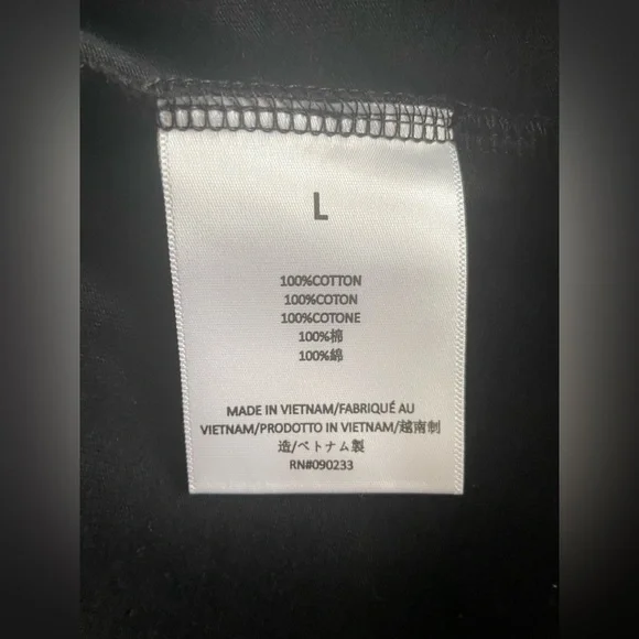 NEW Essential Fear Of God Men Black Thick Shirt Size Large - Picture 10 of 14